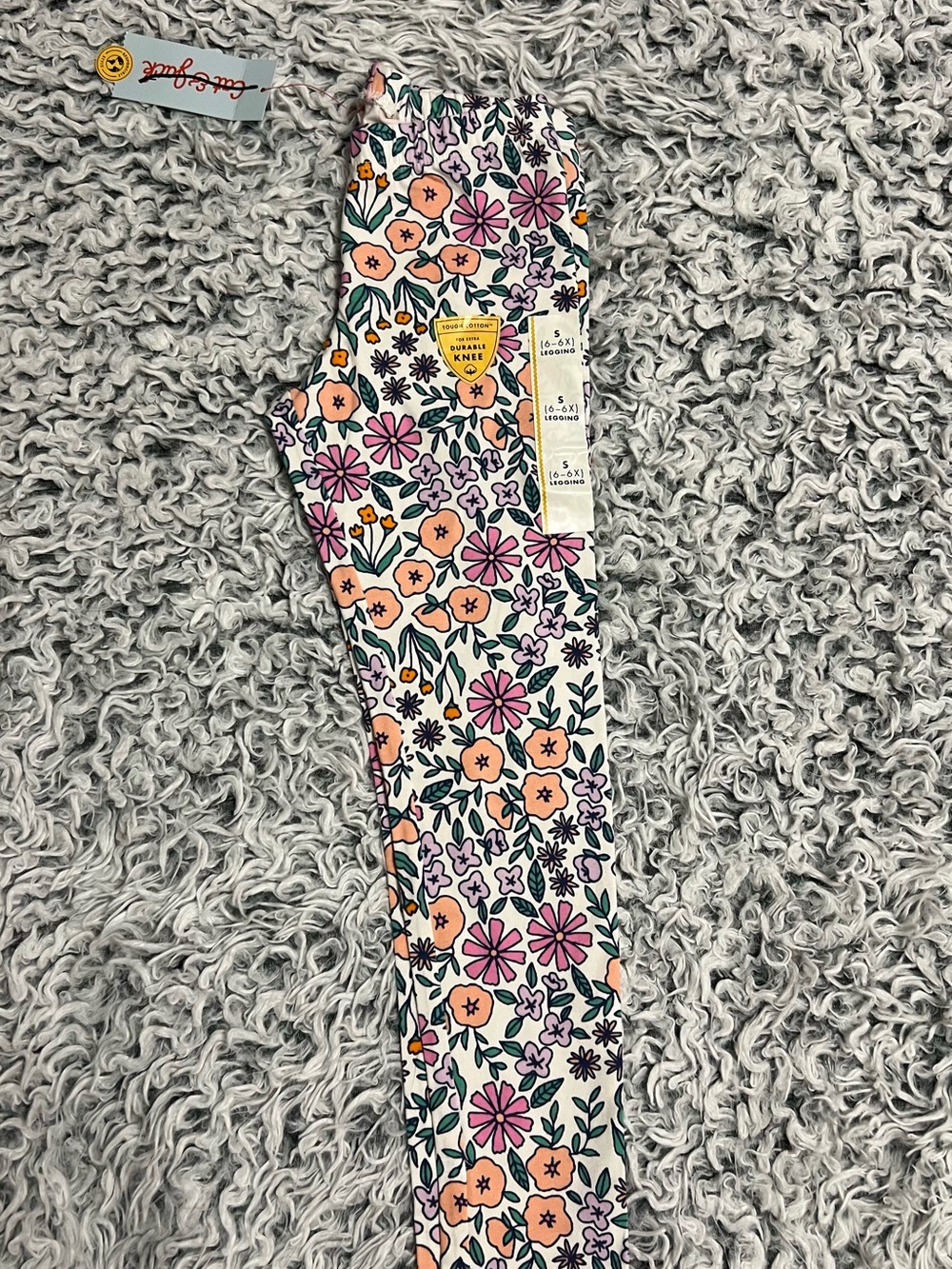 Cat and Jack Floral Printed Leggings